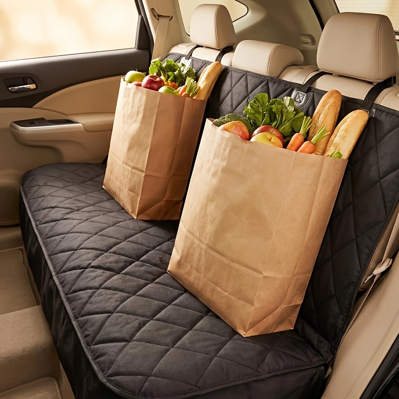 TEMU Dog Car Seat Cover, Pet Car Seat Protector For Rear Seats - Scratch-resistant And Wear-resistant Non-slip Mat, Soft And Durable, Universal Full