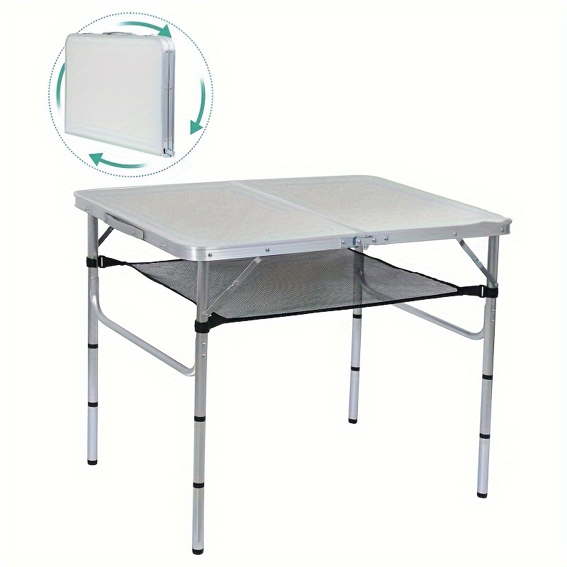 

& Folding Table - Portable Aluminum For , , Bbqs, Picnics, Cooking & Use