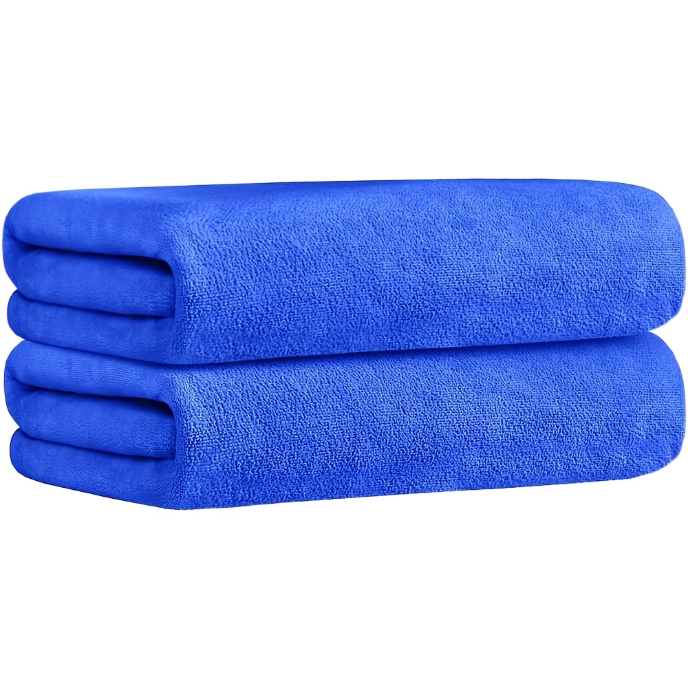 E-shop 2/ 4/ 6 Stücke XXL Mikrofaser Badetücher (102 cm x 203 cm), Weich, super saugfähig, übergroße Handtücher – weicher Griff, schnell trocknend für