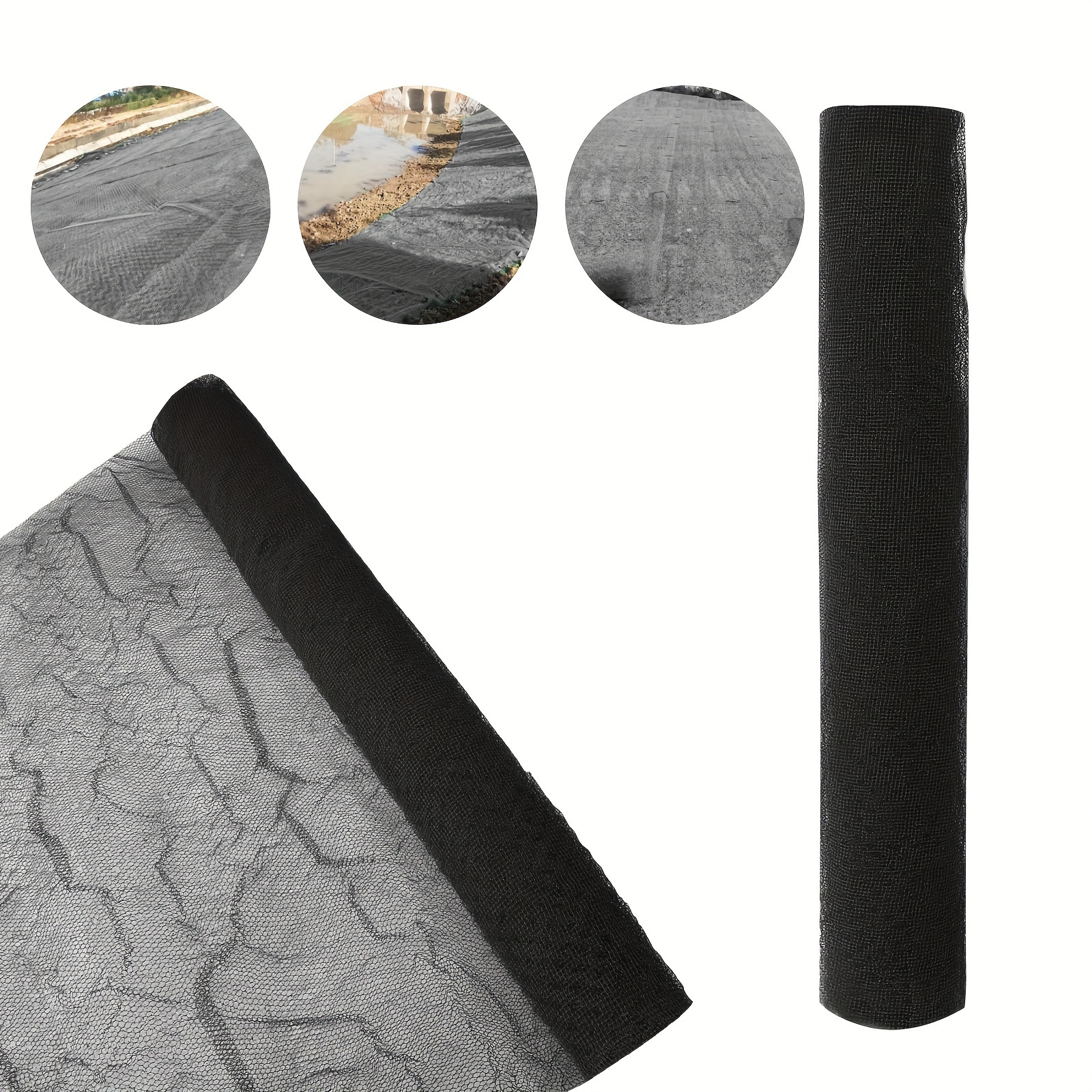 Black Plastic 3d Geomat Blanket Erosion Control Mesh Mat Slope ...