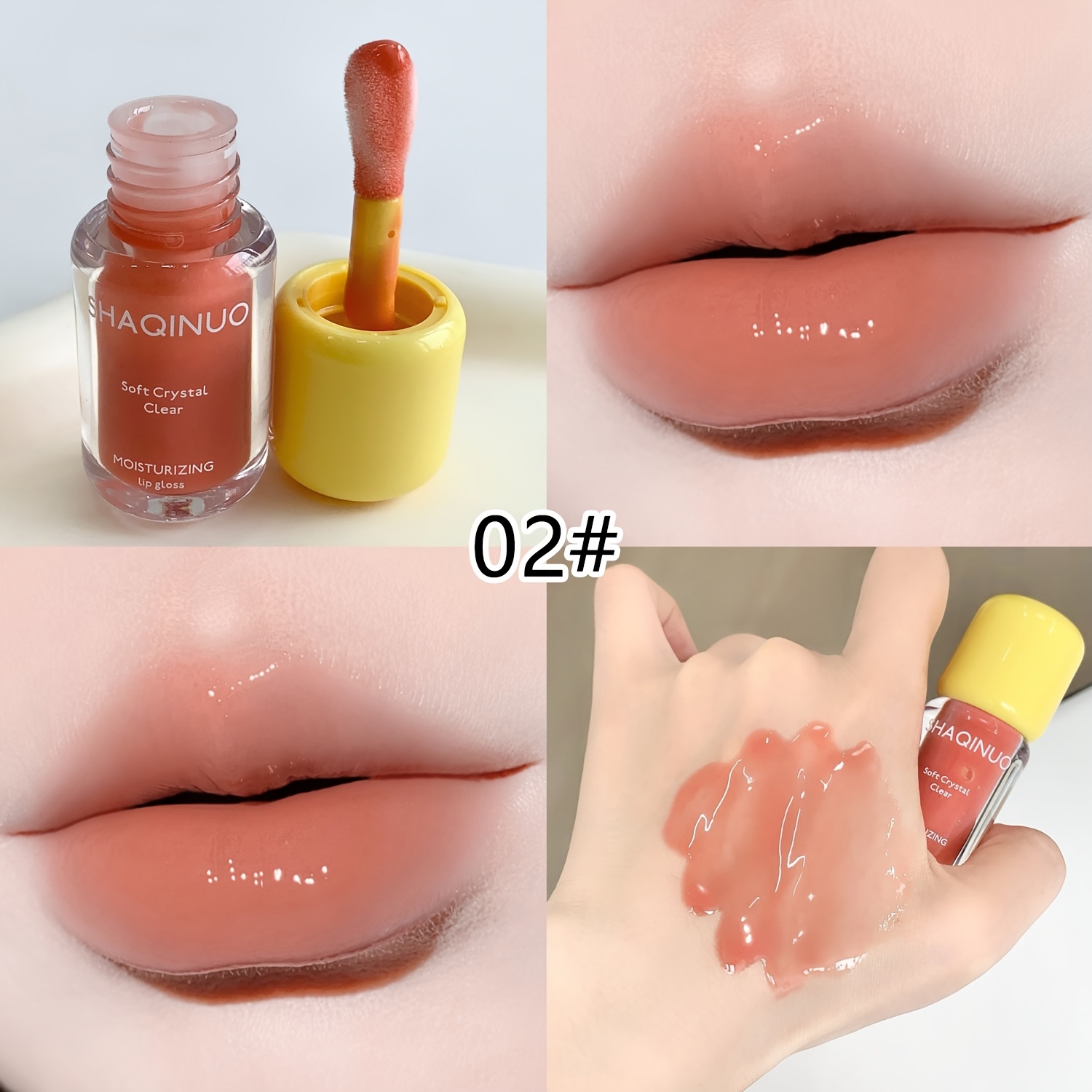 Moist Crystal Clear Lip Gloss for Watery Glass Lip Effect