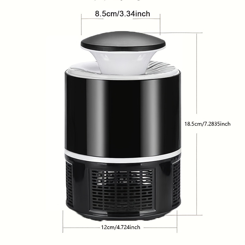 2pcs Desktop Fully Automatic Mosquito Killer – Insect Trap with Purple Flame Effect, Suitable for Bedroom, Living Room, Courtyard, Summer Essential Mosquito Repellent