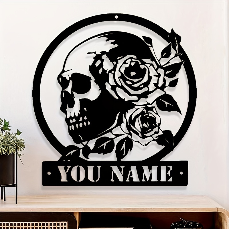 

Custom & - Personalized Name, Matte , Detachable Gothic Decor For Home, Office, Bar, Kitchen - Perfect Housewarming Or Day Gift