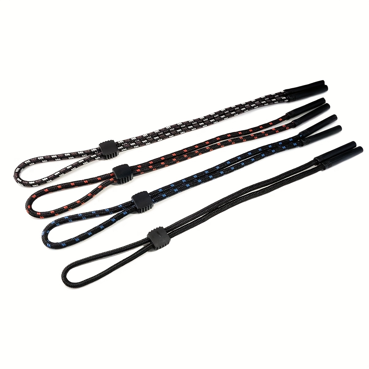 TEMU 4 pièces Sangle de Lunettes de Sport Réglable, Accessoire Unisexe pour Lunettes