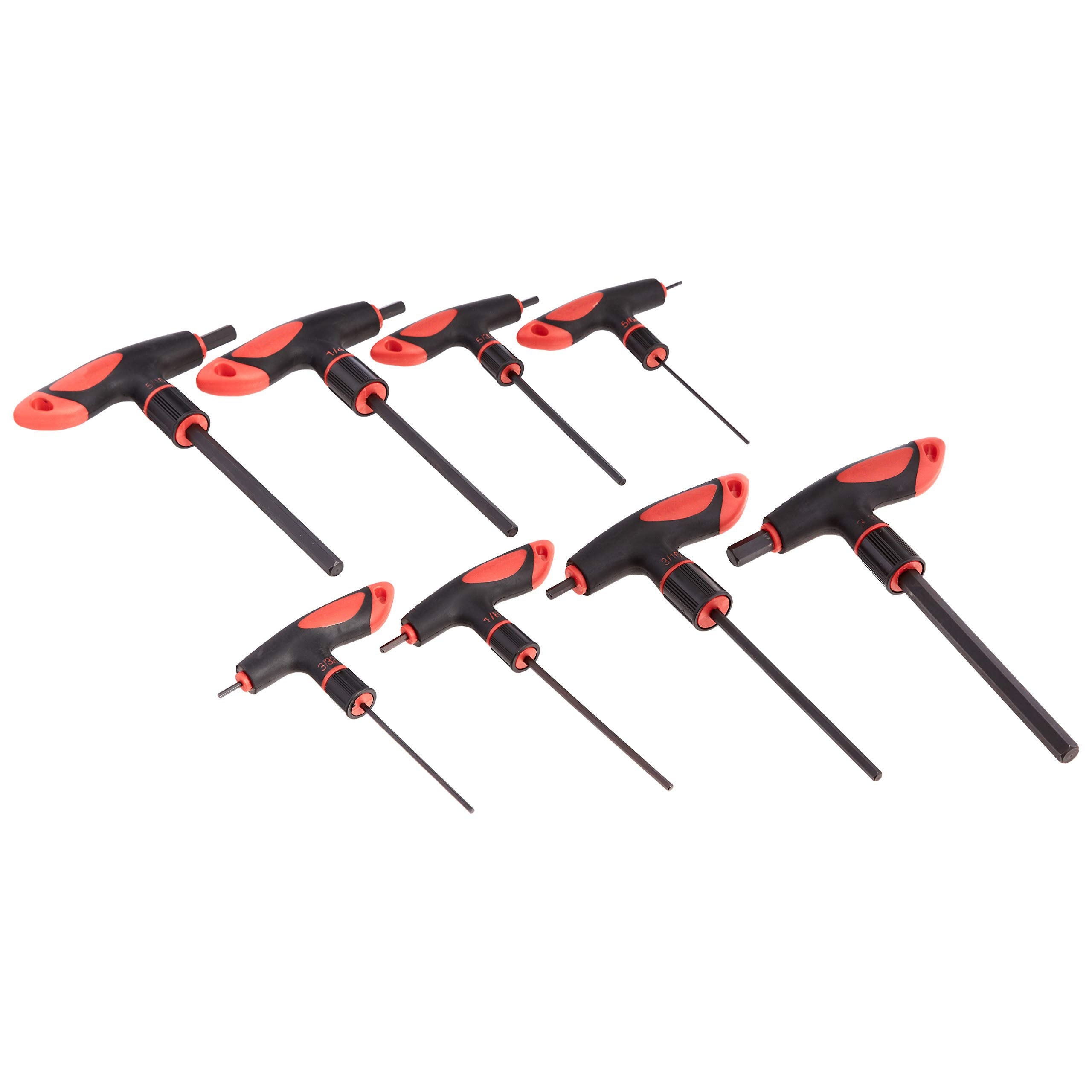 

8-piece T-handle Hex Key Set, Size Range From 5/64" - 3/8