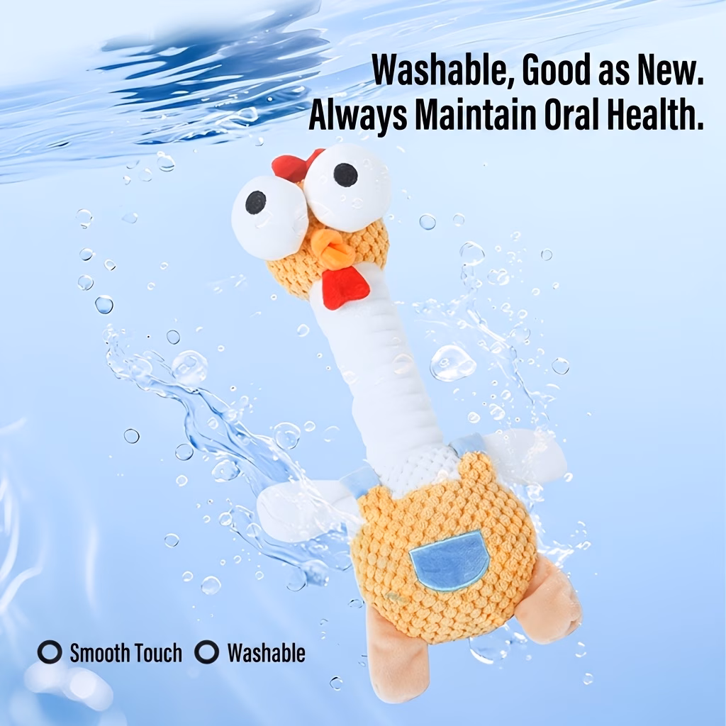 2026 new durable squeaky dog toys indestructible plush dog toy funny dog toys for small medium large breed daily companionship training reward gift crinkle squeaky plush dog puppy chew toys for teething cute puppy toys Product details 5