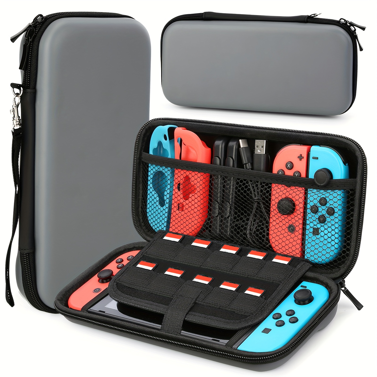 

Nintendo Switch Carrying Case - Durable, Anti-drop Hard Shell Storage Bag With Protective Handbag Design For Console & Accessories Nintendo Switch Protective Case Nintendo Switch Bag
