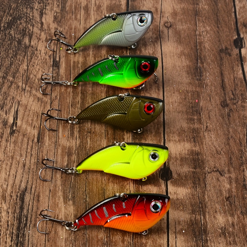 5pcs Sinking Vib Fishing Tackle Fishing Lures Vib Bait For Artificial Accessories Baits