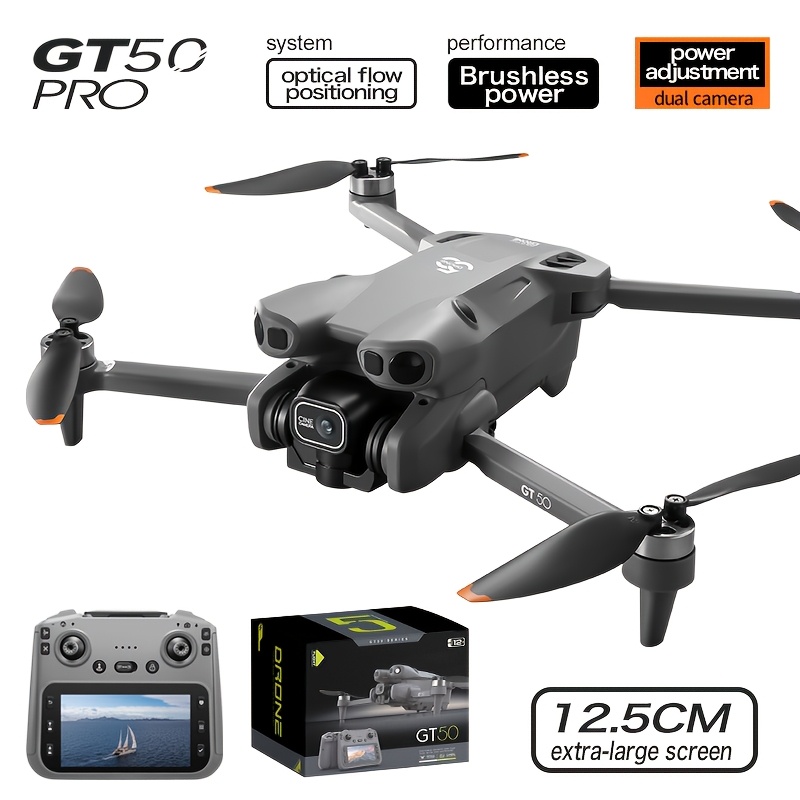 Image of 2026 Max Drone With Hd Dual Cameras, 2 Batteries, With Large Screen Remote, Obstacle Avoidance, Eis Anti-shake Dual Lens, , Positioning, Easy To Operate, Auto Hover, Mode, 3d Flips, 360° Intelligent