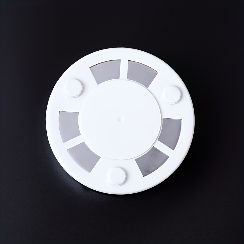 1pc Stainless Steel Ashtray, Sealed Windproof Ashtray, Living Room Household Rotary Thickening Ashtray