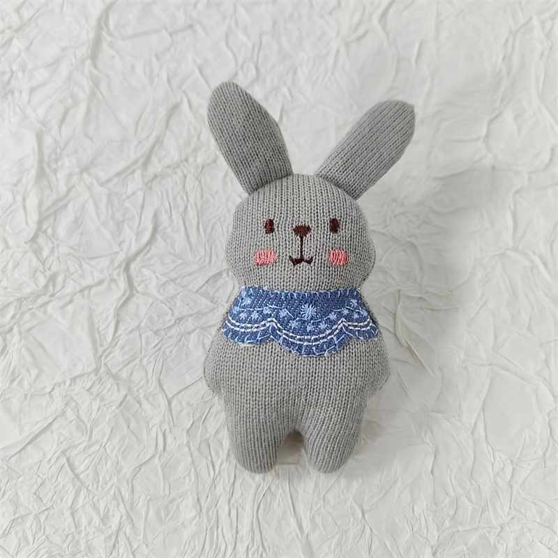 

Boho Style Knitted Rabbit Brooch Pin - Versatile Decorative Accessory For Bags & Clothing, ,