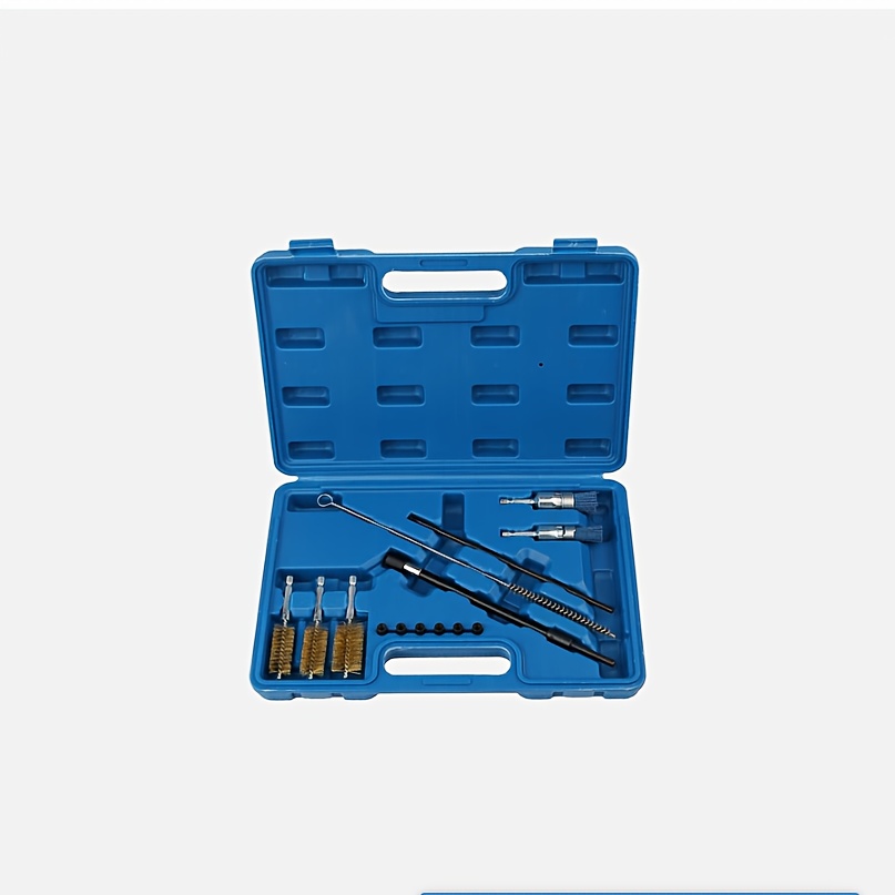 Automotive Injector Bore Cleaning Kit - Fuel Injector Brush Set For Cylinder Maintenance