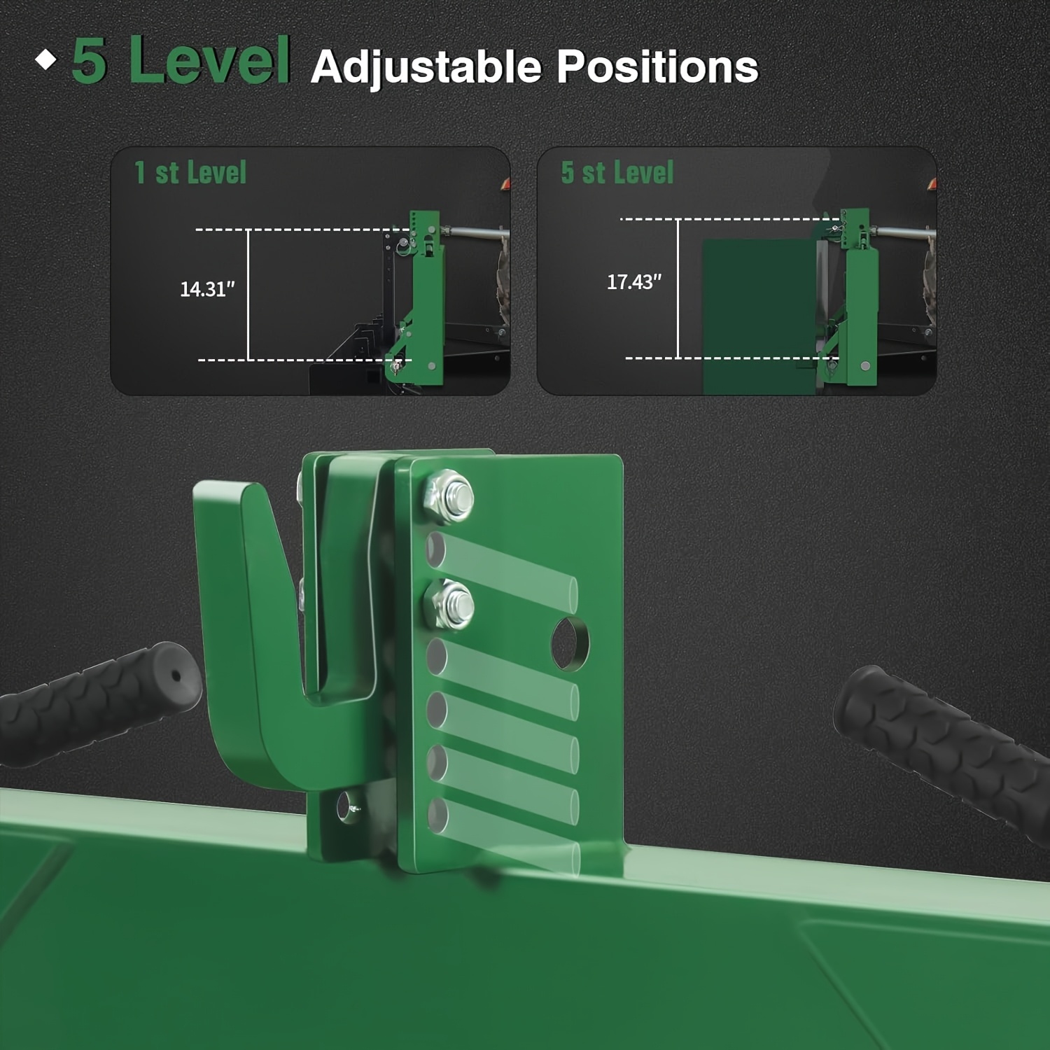 heavy duty 3 point   attachment for   tractors 3000 lbs lifting capacity 2 receiver   adjustable   upgrade versatile adapter no bushing needed