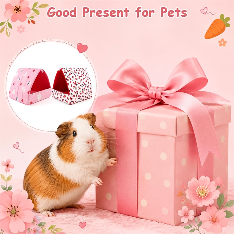 Washable Guinea Pig Bed House & Small Animal Hideout Cave