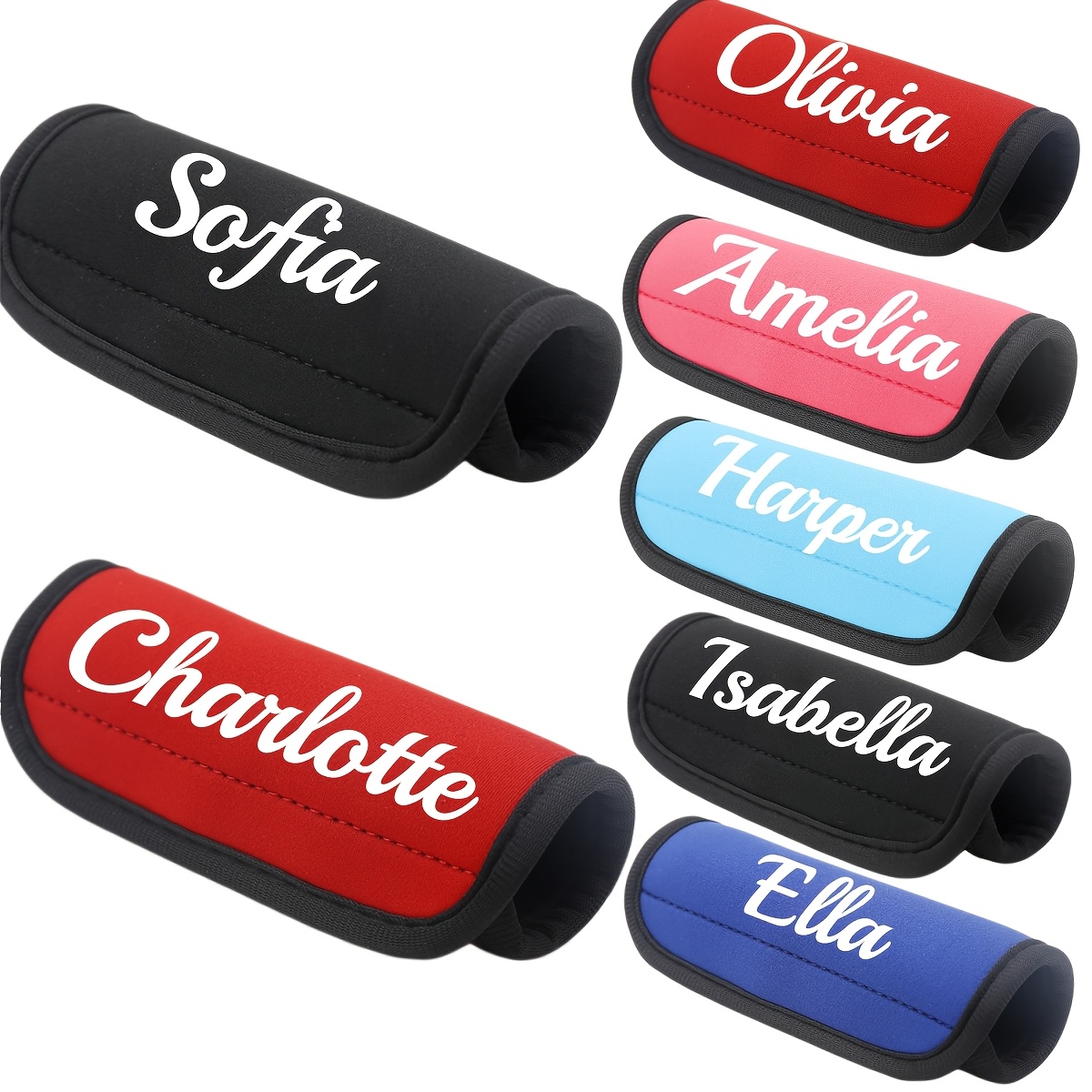 Lightweight Durable Luggage Handle Wrap, Customizable