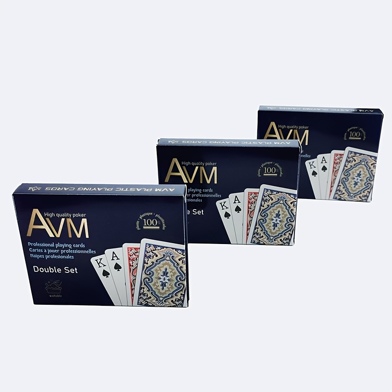 PVC Plastic Playing Cards for Poker Games