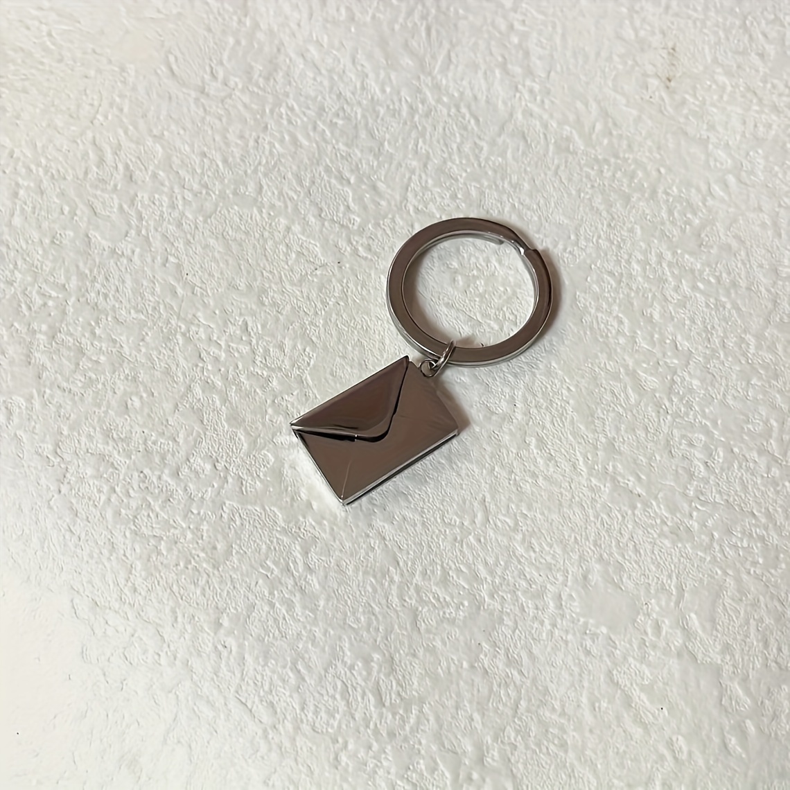 Engraved Love Letter Envelope Keychain, Custom Text