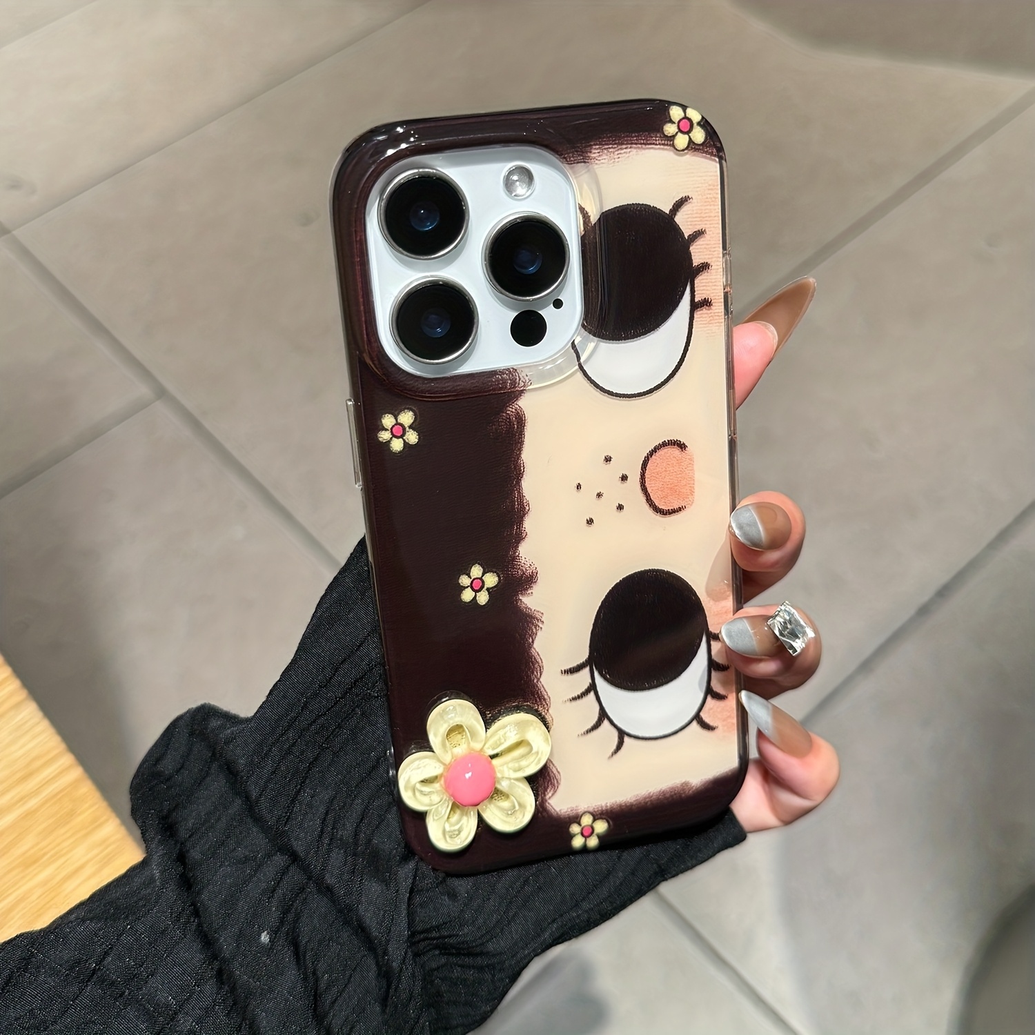 TEMU Phone Case: 1pc Cute Girl Phone Case, Suitable For Multiple Iphone Models Including 17/16/15/14/13/12/11 Pro Max/plus/x/8/7. A Popular Birthday