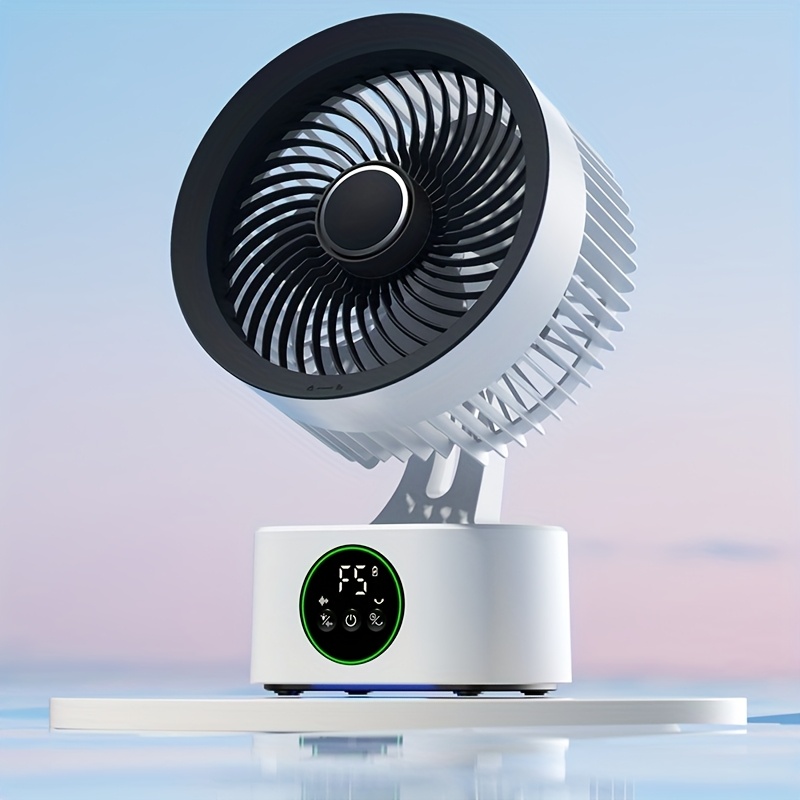 5-Speed 180 Degree Direction Ultra Quiet High Wind Suitable for Outdoor/Indoor/Travel Convenience And Easy to Carry Mini Fan for Student Office Cooling, Expandable Shakinghead Cooling, USB Desk Fan (Without Plug)