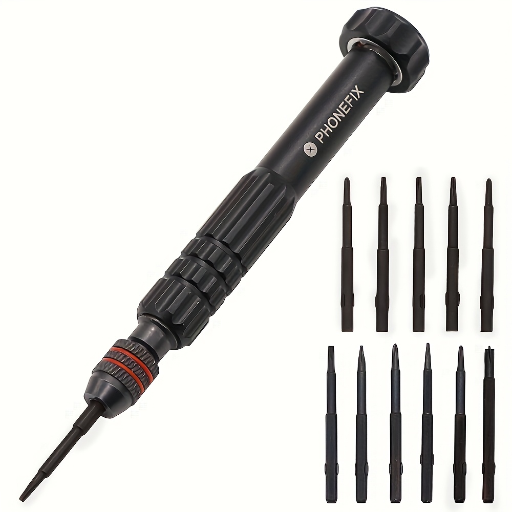 12pcs Screwdriver Bits Precision Screwdriver Set Torx Cross Screw Driver Maintenance Tools For Iphone Cell Phones Open Tool Kit