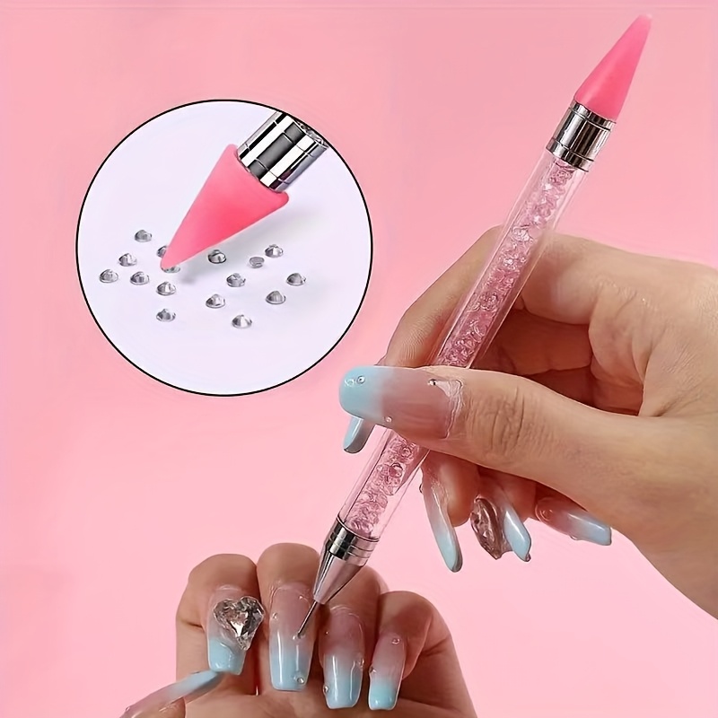 Design Nailart Picker – Werkzeug Mit Wachs- & Metallmiene Für Nageldekoration Wie Strass & Perlen