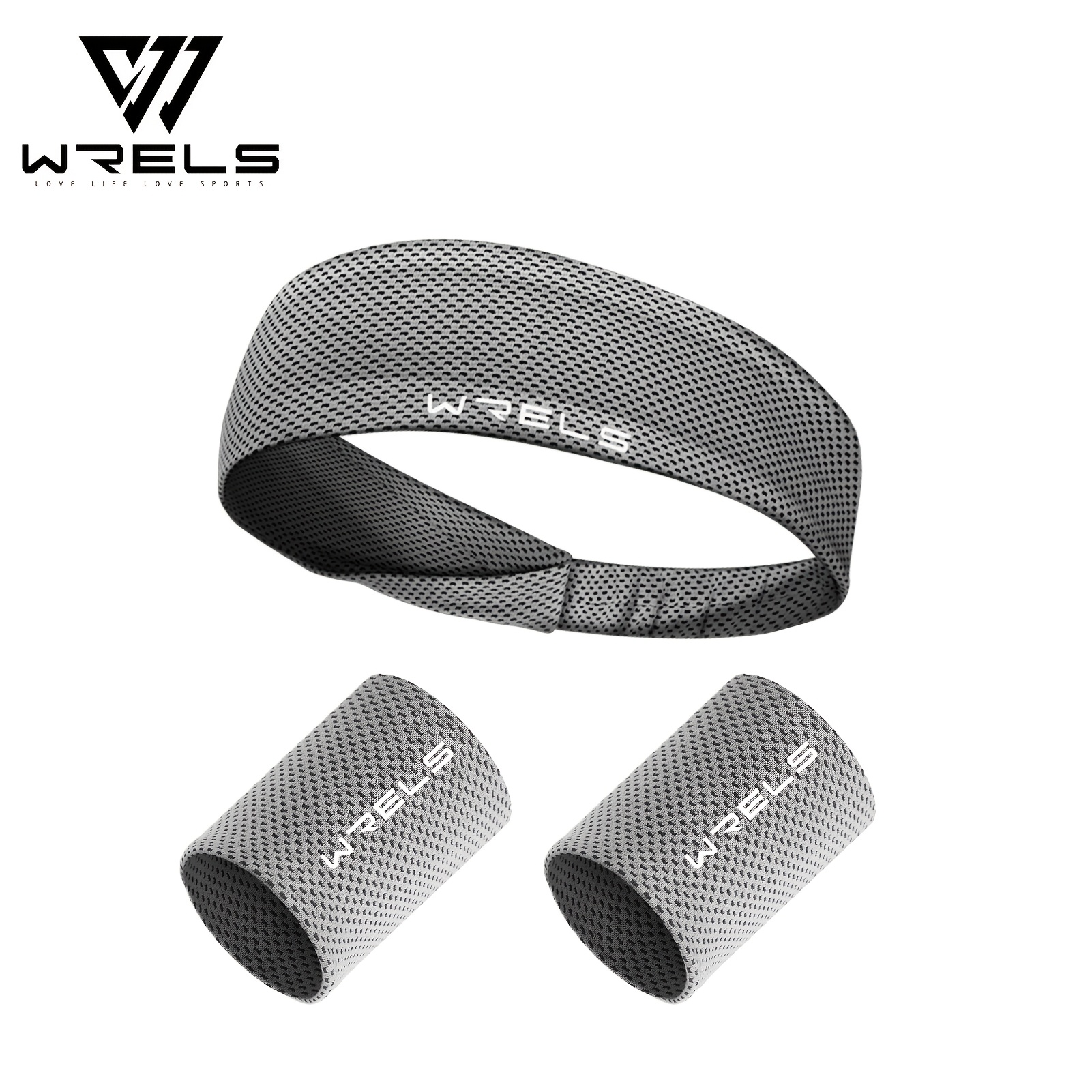 TEMU 1 Set, Breathable Mesh Headband And Sweatband Set, Cool And Breathable, Lightweight And Sweat-absorbing, Mesh Ventilation Design, Suitable For