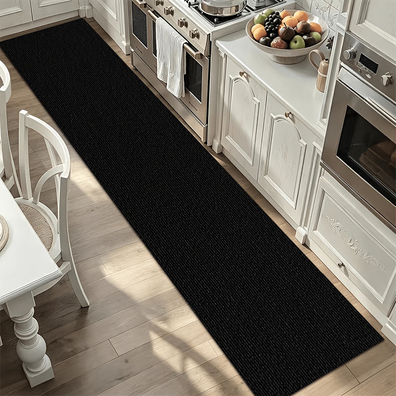 TEMU Solid Color Kitchen Mat, Multi-scene Doormat. Suitable For Living Room, Bedroom, Office, Bathroom, Balcony, Hallway, Foyer, Kitchen, And