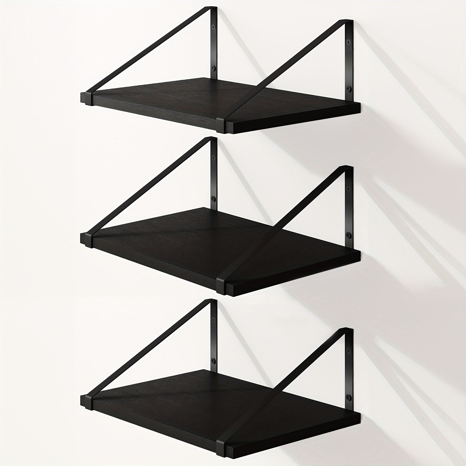 

3pcs Floating Shelves For , Shelves For , For , , Bathroom, And Decor , Place Books, Collectibles, Plants, Crafts, Detergent, Christmas Decoration, 16.5*11.8*0.6 In