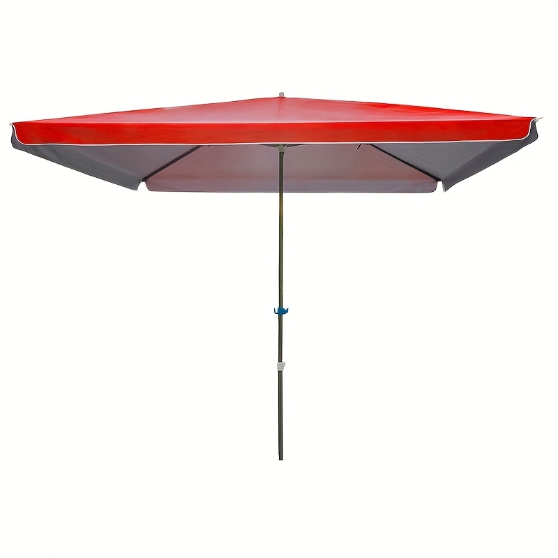 TEMU 2m*2m Umbrella Garden Patio Umbrella Outdoor Heavy Duty Protection Thickened Square Parasol Umbrella