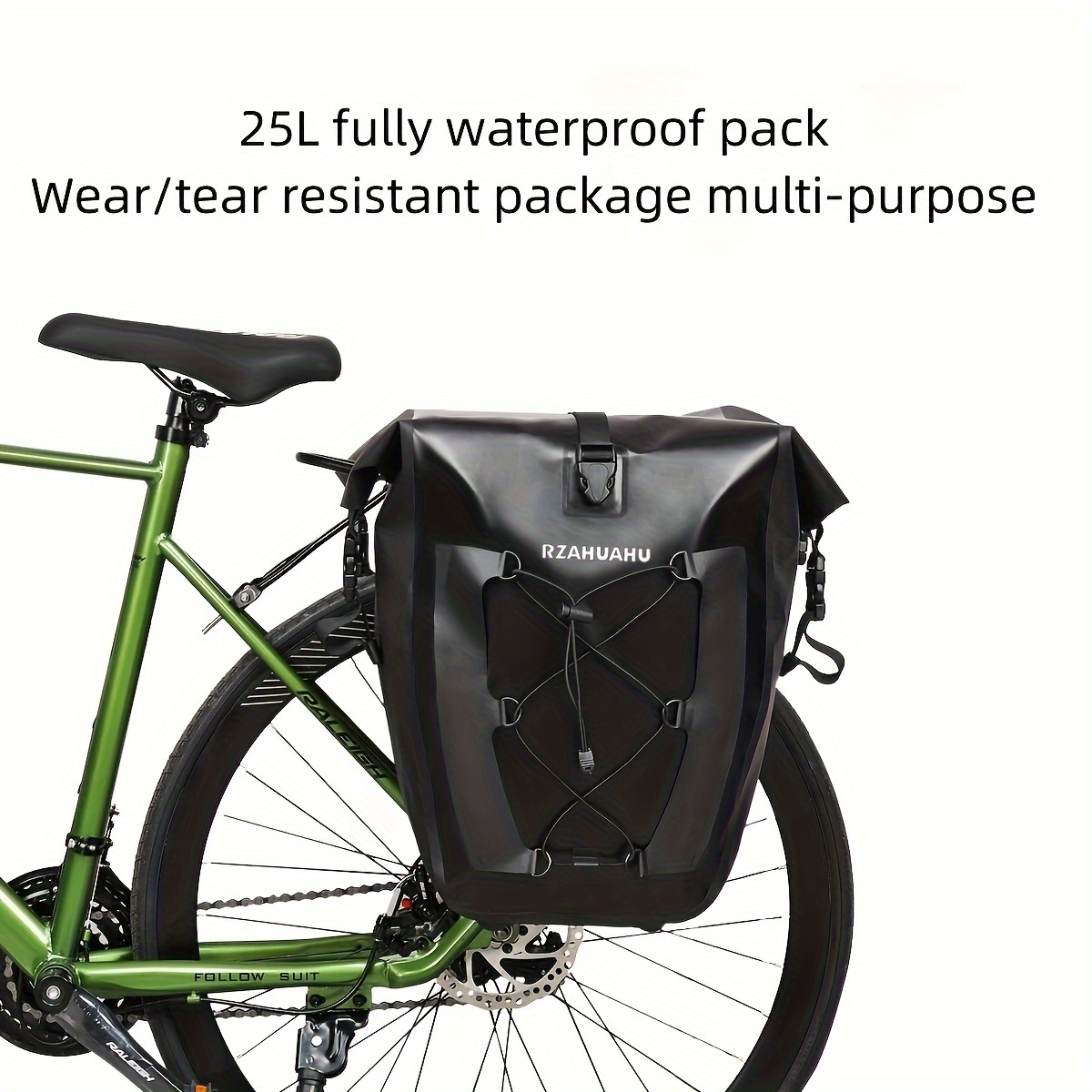

1pc Bicycle Tail Rack Bag, Bike Waterproof Camel Bag, Long-distance Cycling Pack, Cycling Gear Rainproof, Rear Rack Pack, Mountain Bike Tail Bag, Cycling Bike Backpack