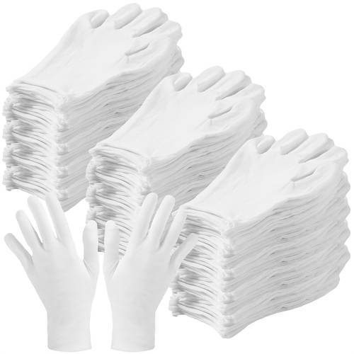 300pcs gloves bulk large size for men women inspection gloves for art handling jewelry l