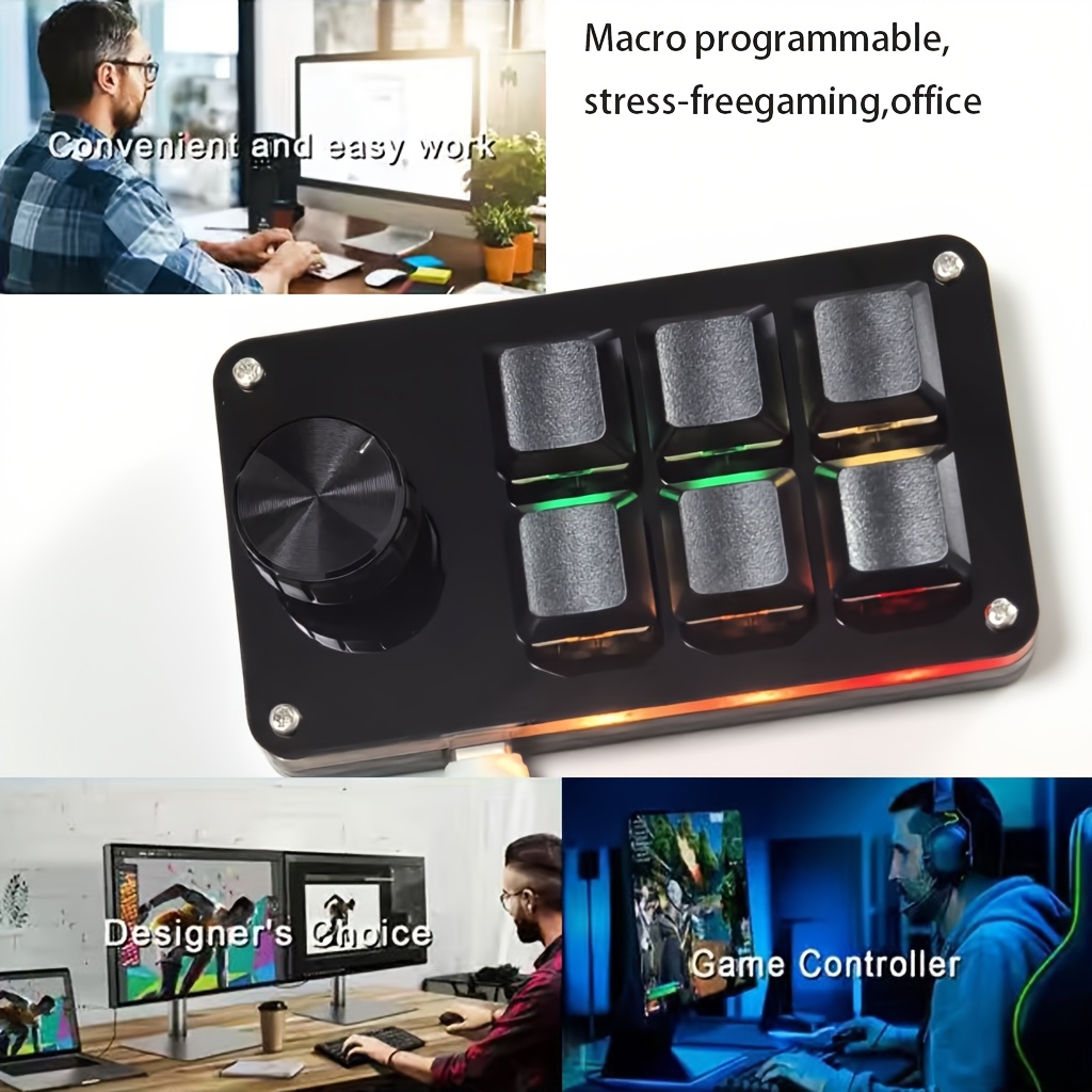 TEMU Programmable Keyboard, Keyboard , Programmable Shortcuts, , , Gaming Keyboard, Keyboard