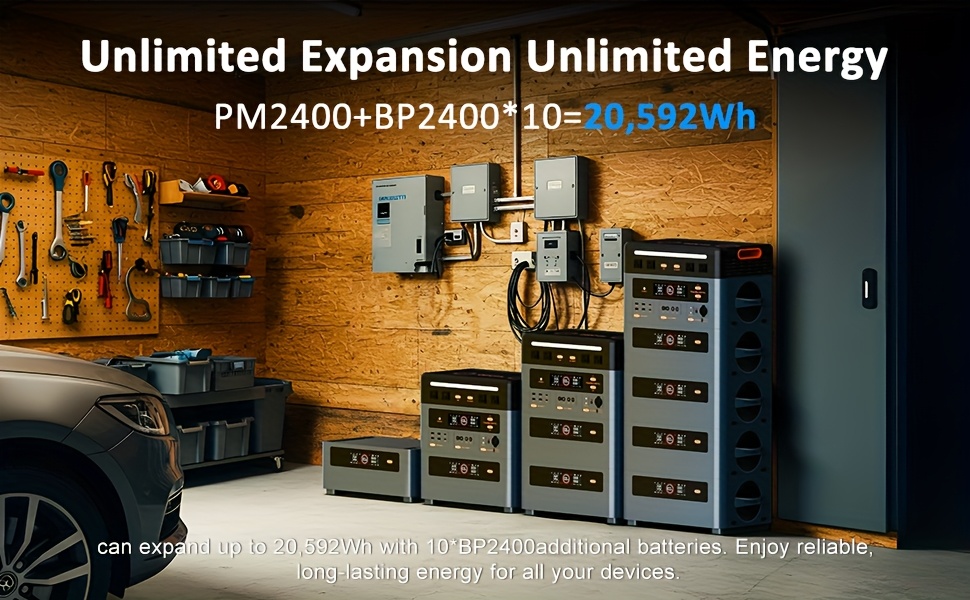 OSCAL 2400W Power Station, Equipped with 200W Solar Panel Charging, 1872Wh Solar Generator, with 4 AC Sockets (peak 5000W), Fast Charging, APP Controlled Battery Backup, Suitable for Home, Camping And RV, Vehicle Outdoor Backup Emergency Power Supply, Portable Power Station With Solar Panel, Home Solar Generator Complete, Solar Generator With Panels Included, Portable Solar Power Station, Power Station Portable, Power Station Portable With Solar Panels, Solar Power Generator,