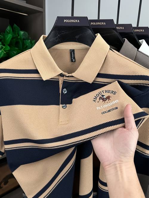 de manga corta para hombre con de posicionamiento teñida en hilo y bordado en el pecho - cuello transpirable, lavable a máquina, para negocios, ropa casual, actividades al aire libre - regular para atuendos casuales