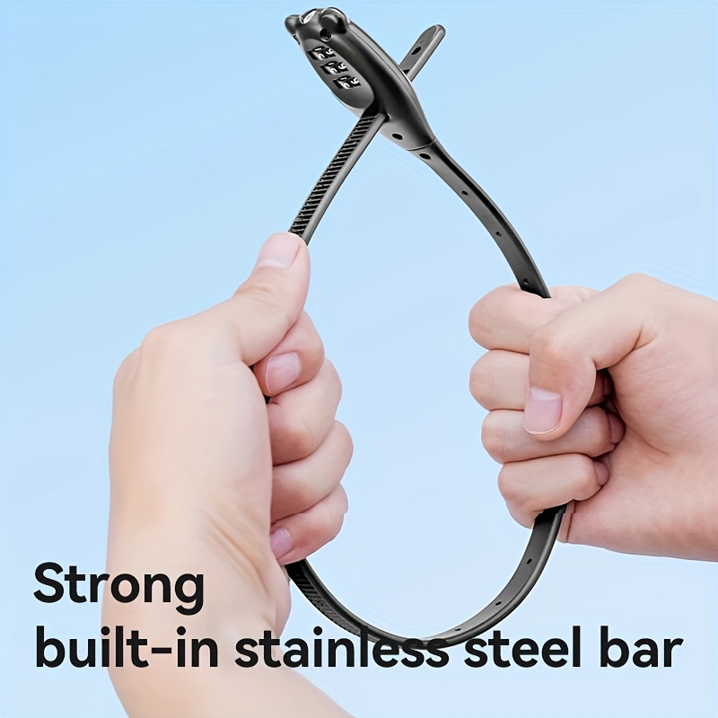 adjustable bicycle lock smart password keyless entry Temu