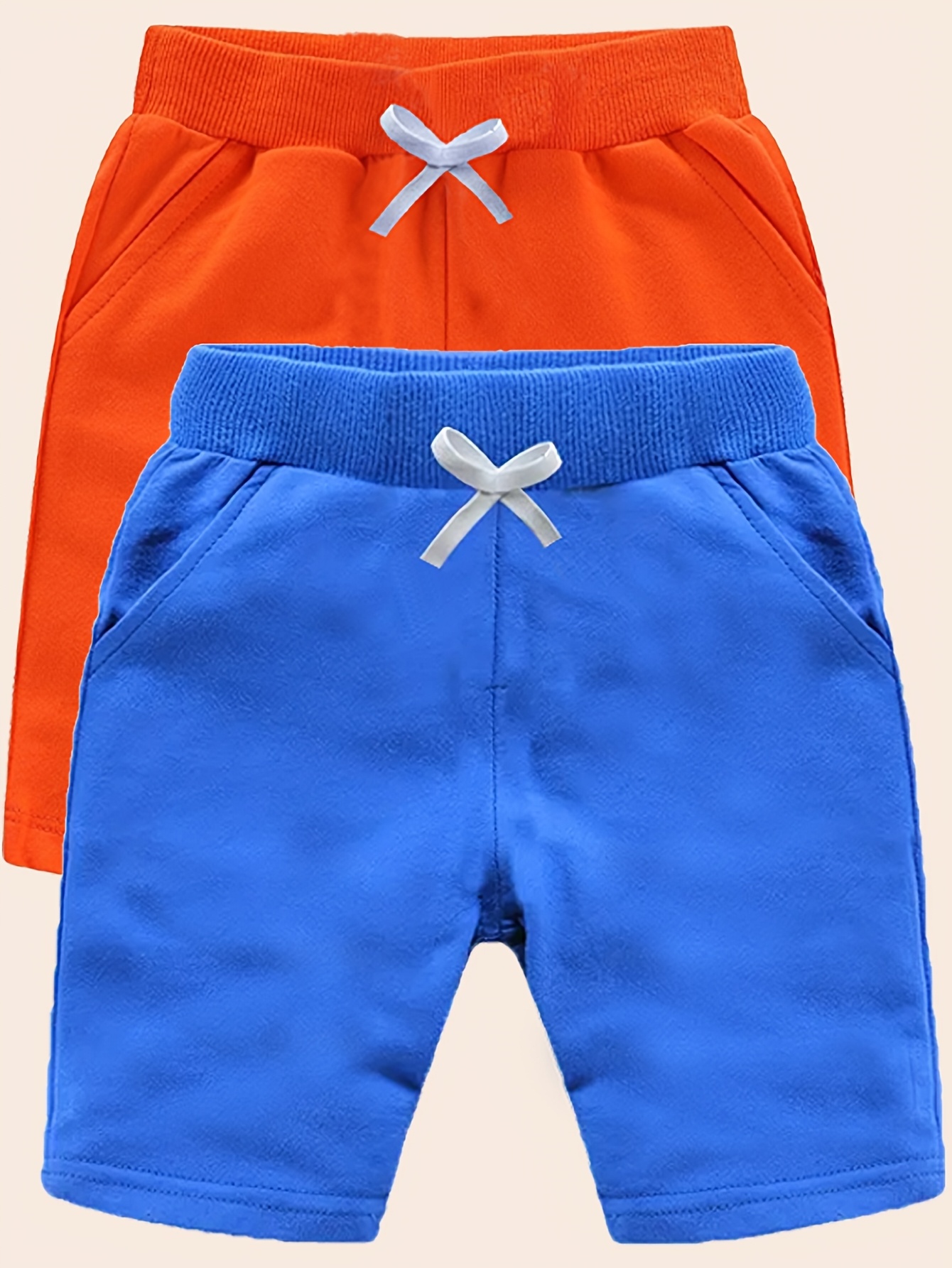 shorts verano jóvenes unisex color liso corte Temu Uruguay