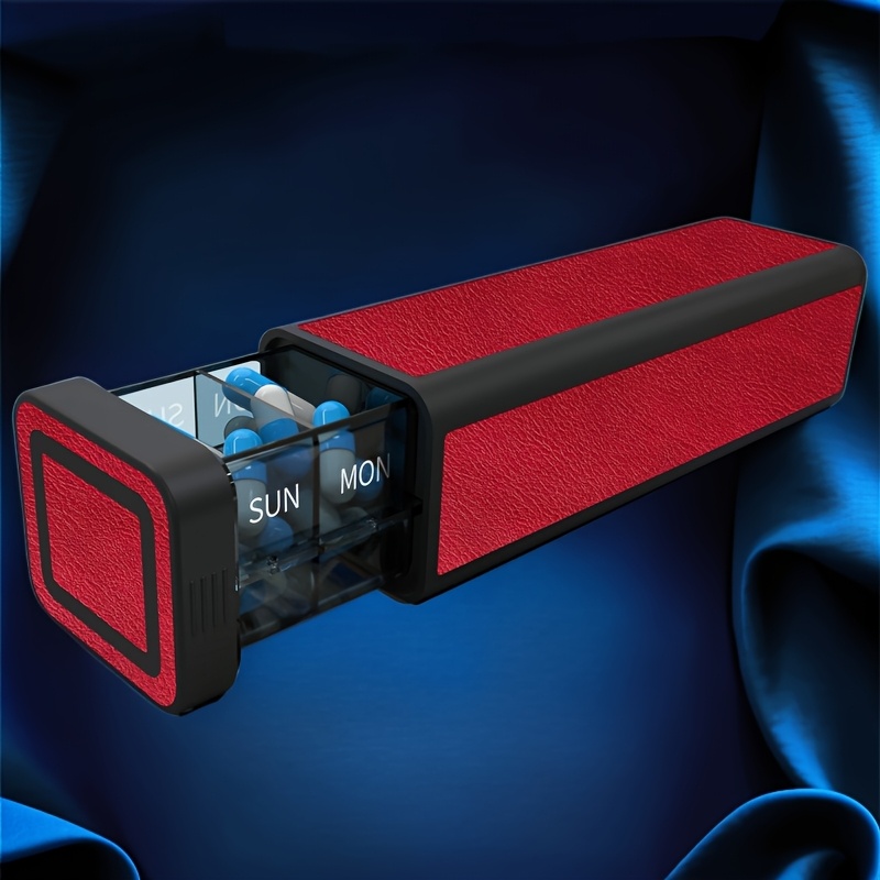 7-Week Pill Box with Large Capacity, Easy Dosage Control