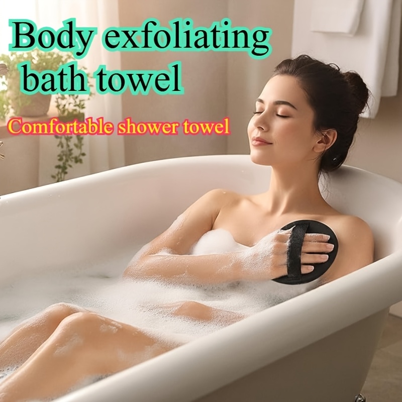 2pcs Shower Scrubber Set with Coarse and Fine Textures