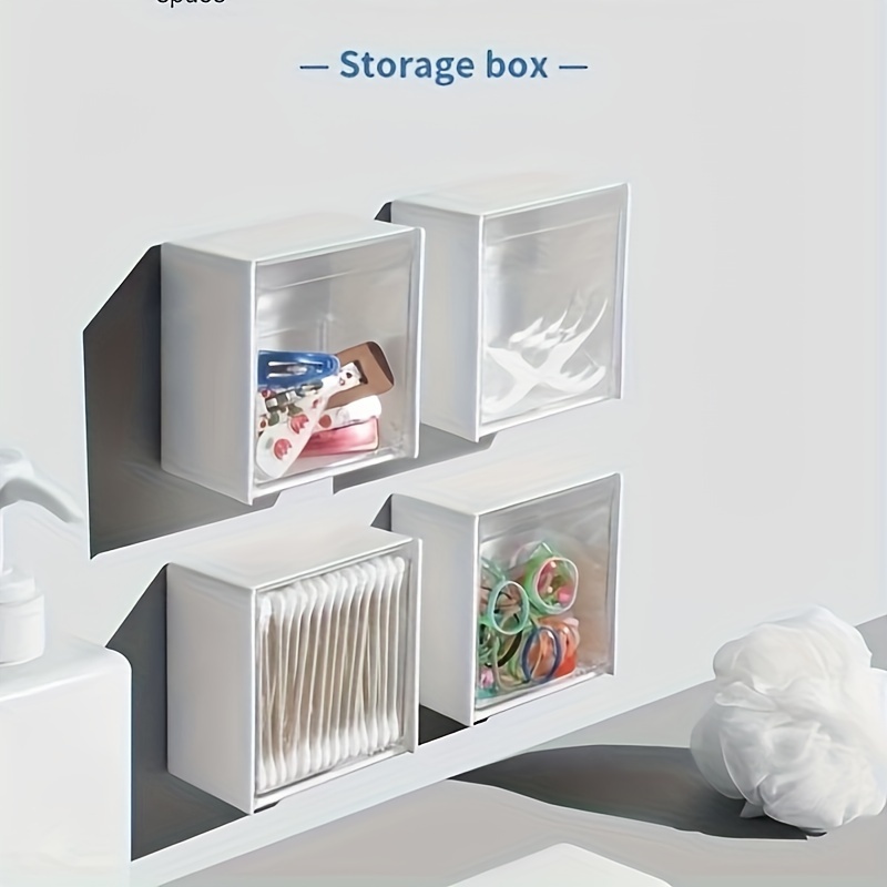 Wall Mounted Clamshell Storage Box Clear Acrylic Storage Box - Temu
