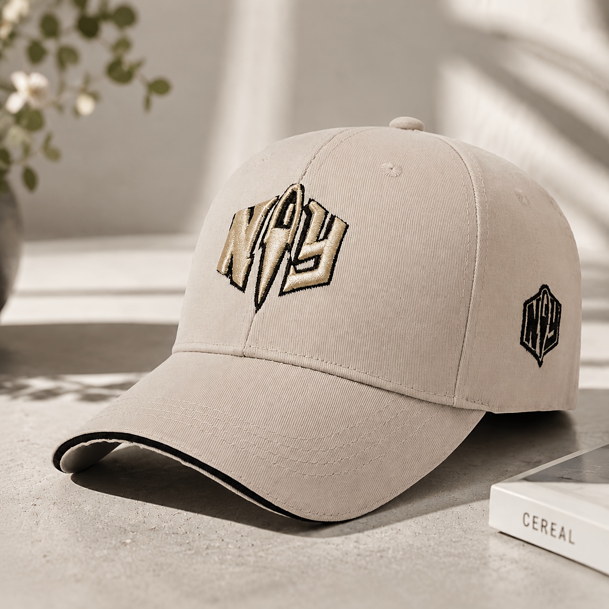 Boné Trucker Unissex Ajustável 1 peça com 3 Bordados  3