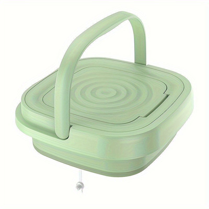 Mini lave-linge, lave-linge pliable, facile à transporter et à utiliser, les sous-vêtements et les chaussettes sont plus sains à laver séparément, bons appareils ménagers, ne prennent pas de pour les voyages daffaires, deux couleurs disponibles, lave-linge 8L détails 15