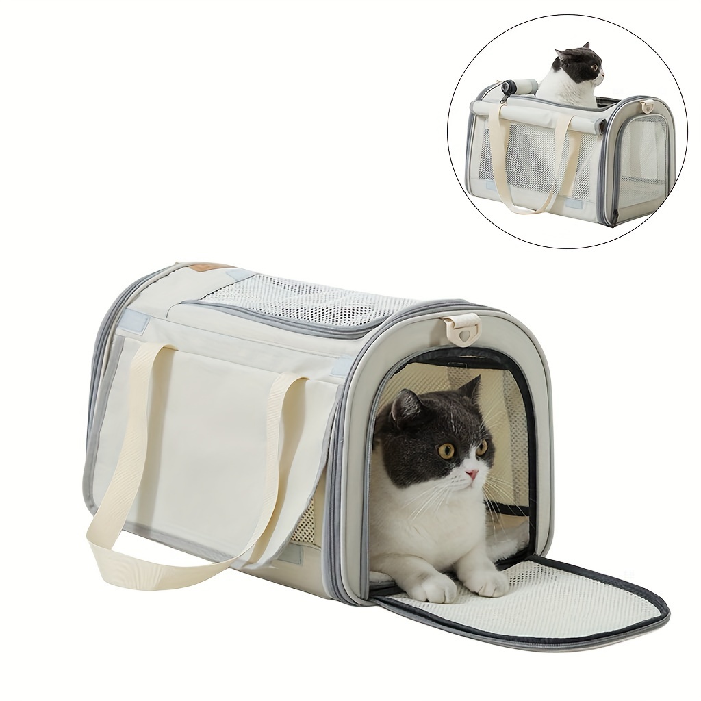 bolso transportador gato tela transportador mascotas Temu Chile