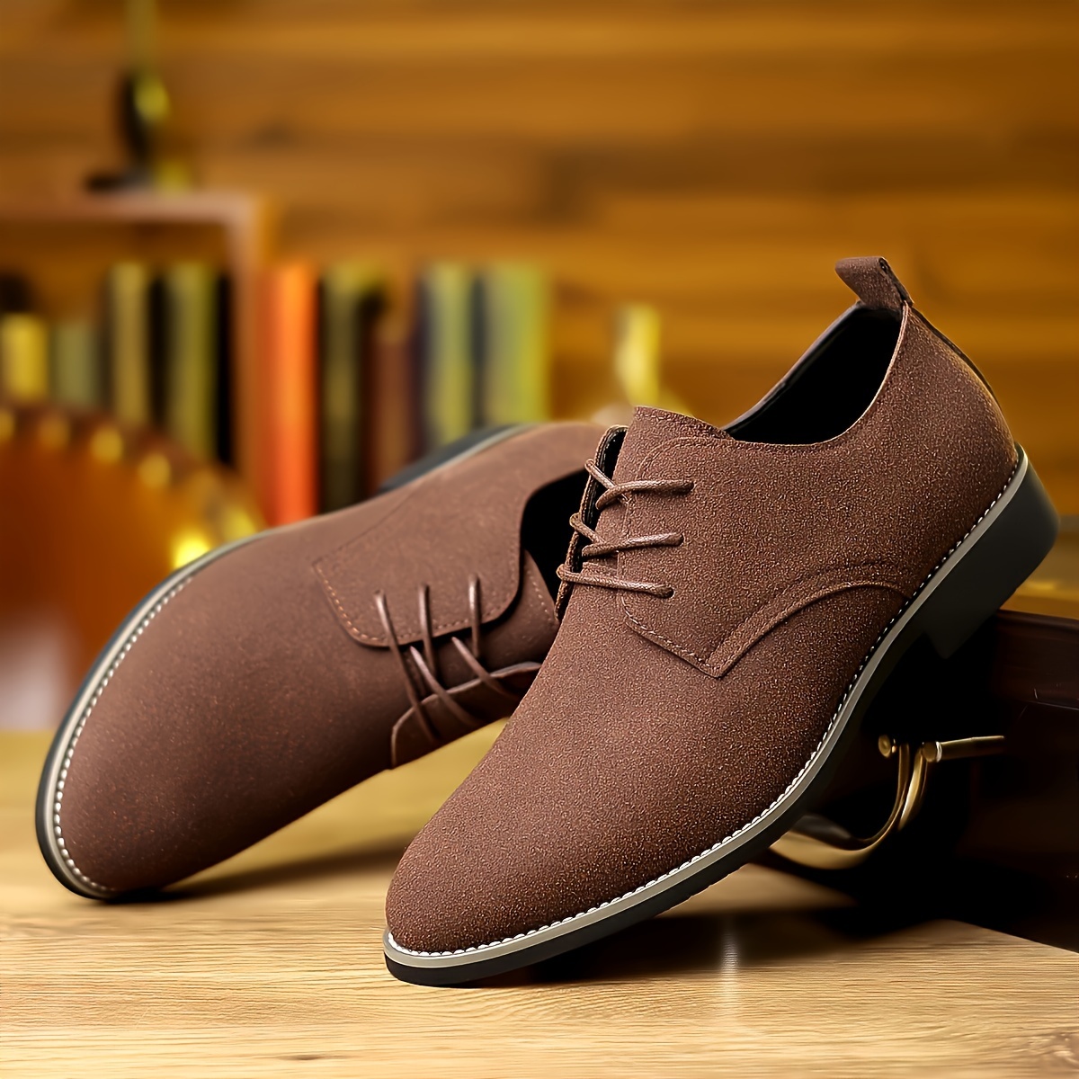 Semi casual brown shoes on sale