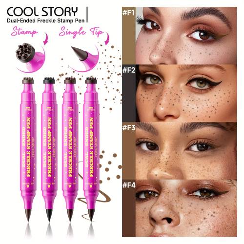 . wasserdichter sommersproten-stift, langanhaltender und wischfester make-up-stick, einfach zu verwenden für bezauberndes sommerlook, für festivals, urlaub, alltags-make-up und fotoshootings