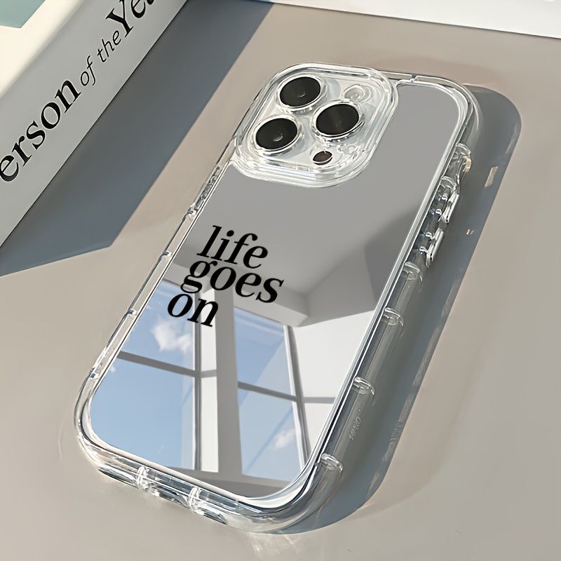 TEMU Phone Case - Text Suitable For Iphone 16 16promax 15/15promax/15pro/15plus/11/12/13/14promax/11pro/11promax/12pro/12promax/13pro/13promax/hard