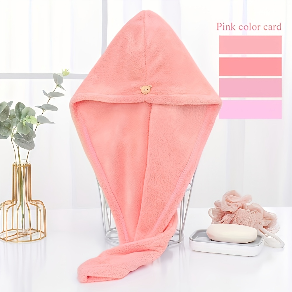 TEMU Quick-dry Fiber Towel, Random Color, 9.45inch X 22.83inch, Soft And Absorbent, Modern Solid Color Pattern, Household And Bathroom Essentials,