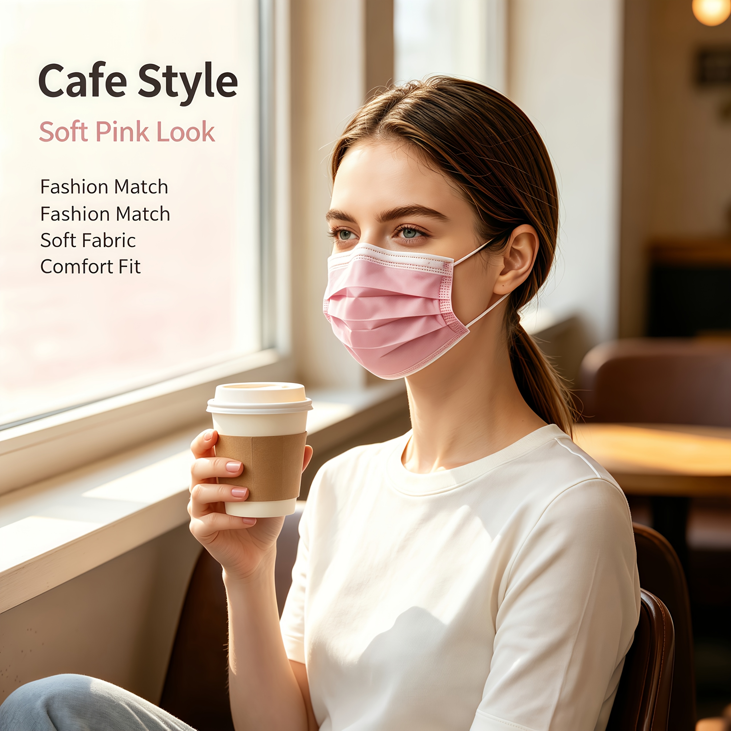 16pcs Adult Disposable Face Masks, Individually Packaged
