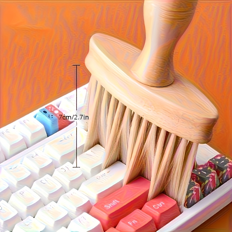 1pc of Ergonomic Manual Dust Brush for Home And Car Interiors - Lightweight Plastic Cleaning Tool, Suitable for Living Rooms, Bedrooms, And Windowsills - No Electricity Required, Cleaning Brush.