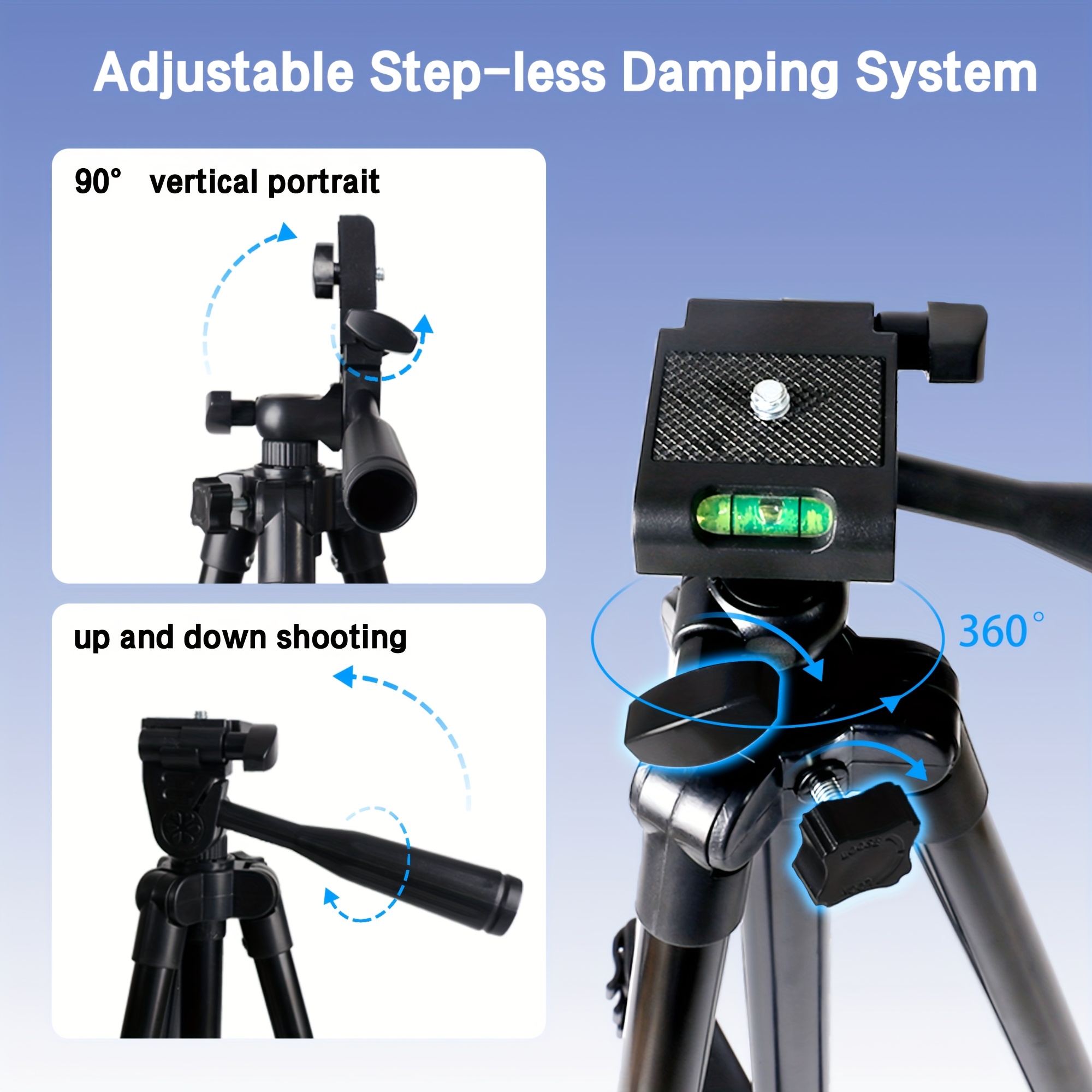 52 inch phone tripod extendable cell phone tripod Temu New Zealand