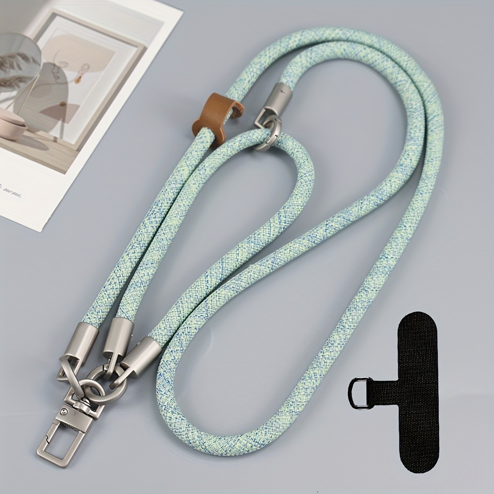 Adjustable Long Mobile Phone Lanyard With Card For Iphone Smartphone Accessories Outdoor Use-crossbody Anti-lost Cellphone Strap